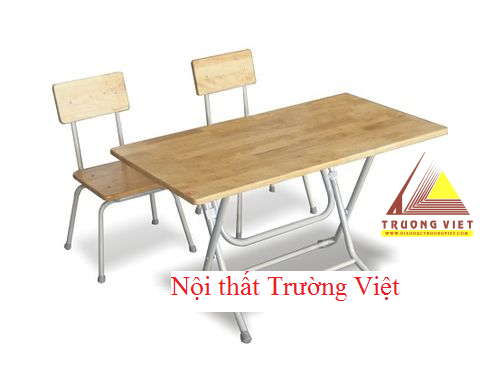 Bàn ghế mầm non gỗ ghép thanh TVBG021